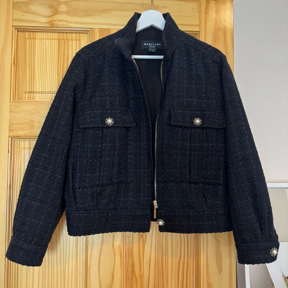 Guess by Marciano black bomber, size S